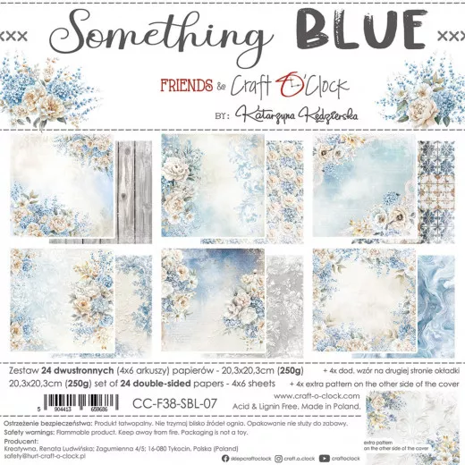 Something Blue - 8x8 Paper Set