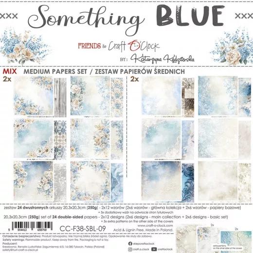 Something Blue - 8x8 Medium Paper Set