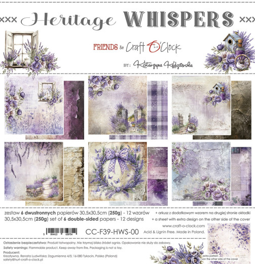 Heritage Whispers - 12x12 Paper Set