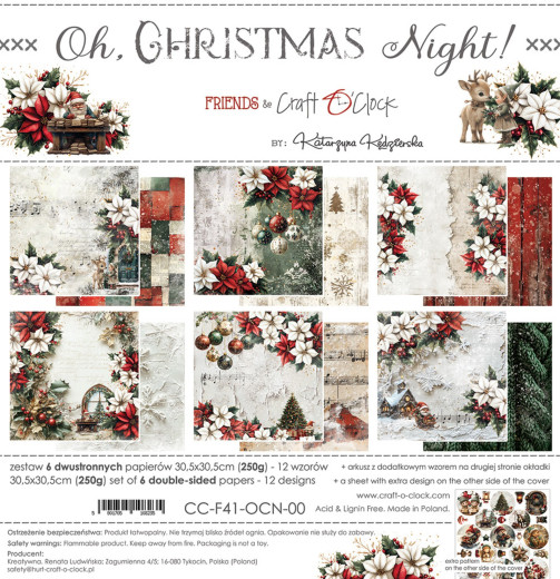 Oh Christmas Night - 12x12 Paper Set