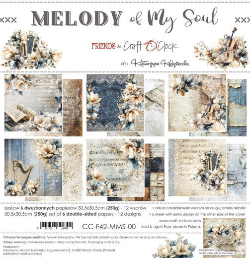 Melody of My Soul - 12x12 Paper Set
