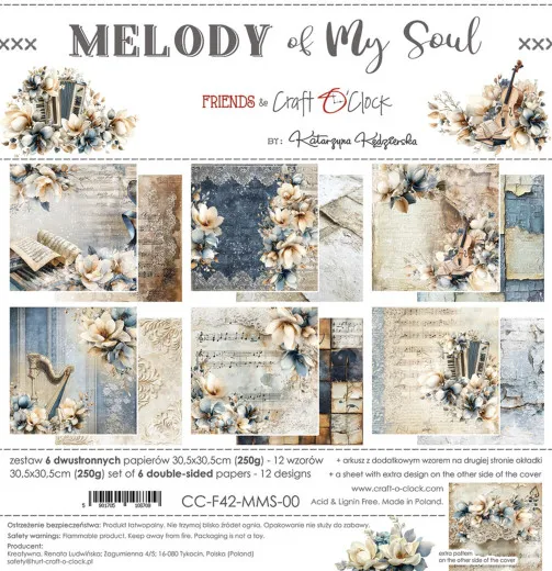 Melody of My Soul - 12x12 Paper Set