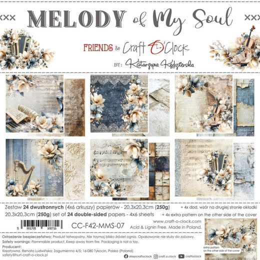 Melody of My Soul - 8x8 Paper Set