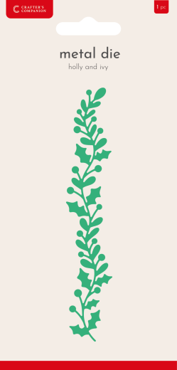 Metal Die - Christmas Borders - Edge'able Holly and Ivy