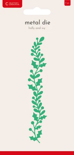 Metal Die - Christmas Borders - Edge'able Holly and Ivy