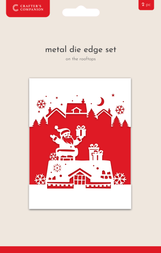 Christmas Top & Bottom Edge Dies - On the Rooftops