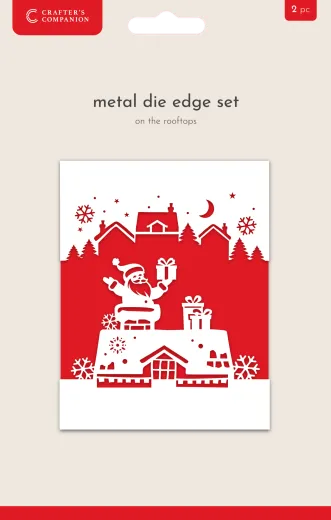 Christmas Top & Bottom Edge Dies - On the Rooftops