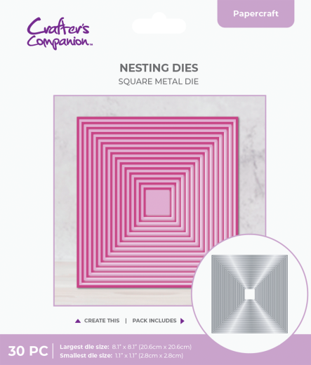 Metal Die - Nesting 8 Inch Square