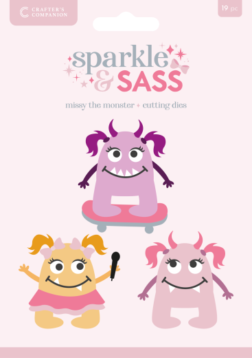 Metal Die - Sparkle and Sass - Missy the Monster