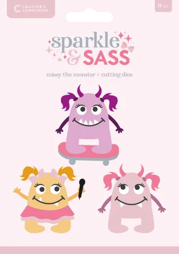 Metal Die - Sparkle and Sass - Missy the Monster