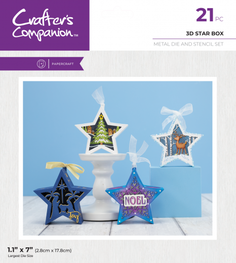 Stamp and Die Set - 3D Star Box Set