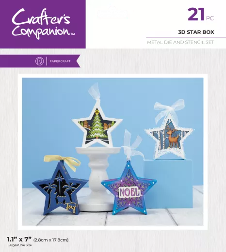 Stamp and Die Set - 3D Star Box Set