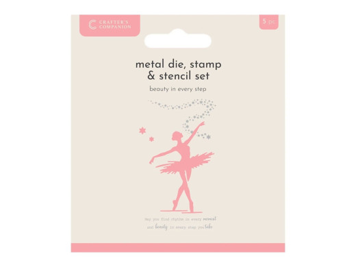 Silhouette Metal Die & Stamp & Stencil Set - Beauty in Every Step