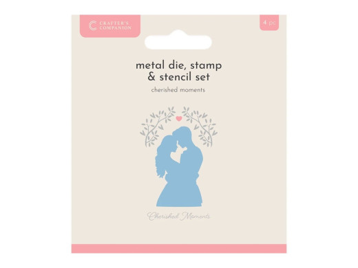 Silhouette Metal Die & Stamp & Stencil Set - Cherished Moments