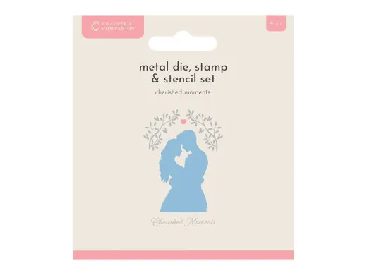 Silhouette Metal Die & Stamp & Stencil Set - Cherished Moments