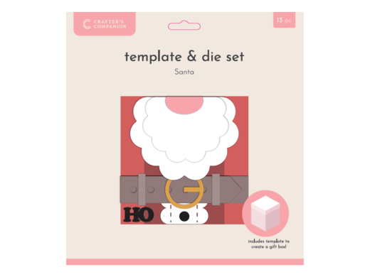 Metal Die & Template - Santa Card - Santa