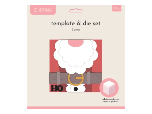 Metal Die & Template - Santa Card - Santa