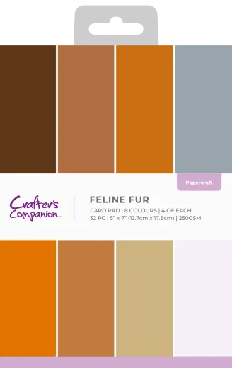 Halloween Pet - 5x7 Inch Card Pad - Feline Fur