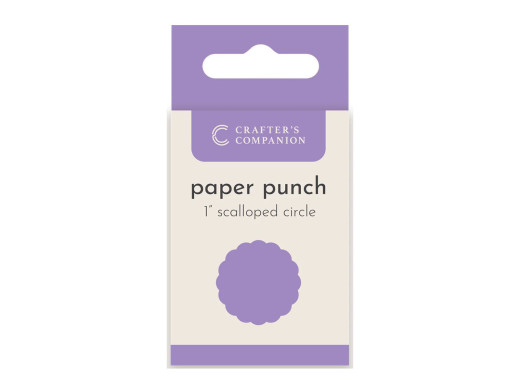 Flower Paper Punches - Scalloped Circle 1”
