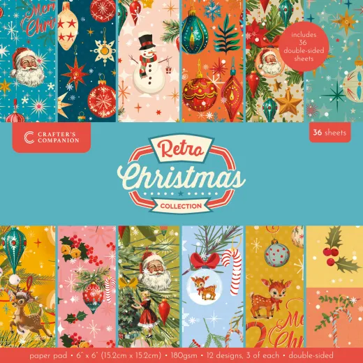 Retro Christmas - 6x6 Paper Pad