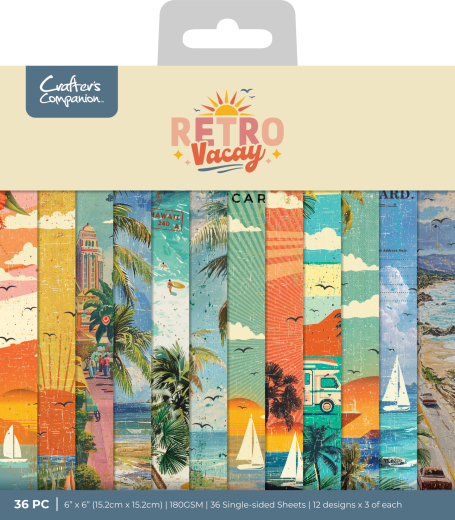 Retro Vacay - 6x6 Paper Pad