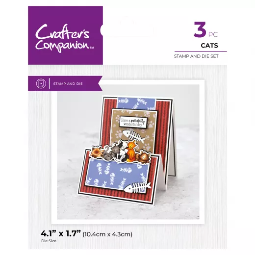 Stamp and Die Set - Character Embellish - Cats