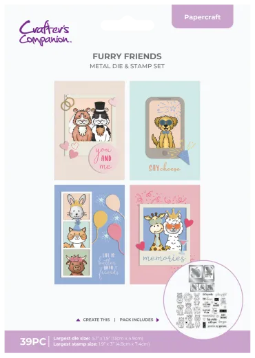 Stamp and Die Set - Furry Friends