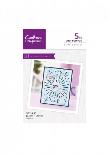 Clear Stamp & Cutting Die - Confetti Cut In Dies - Just For You