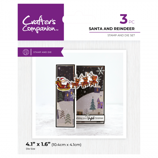 Stamp and Die Set - Character Embellish - Santa and Reindeer