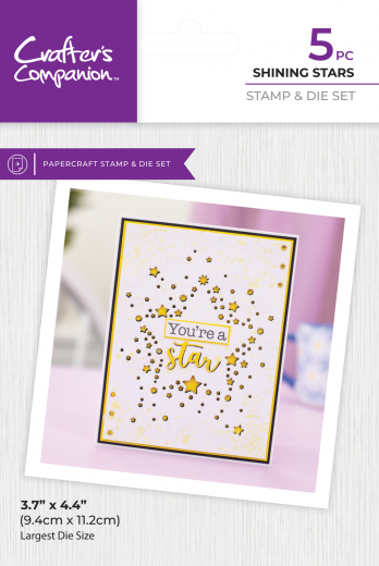 Clear Stamp & Cutting Die - Confetti Cut In Dies - Shining Star