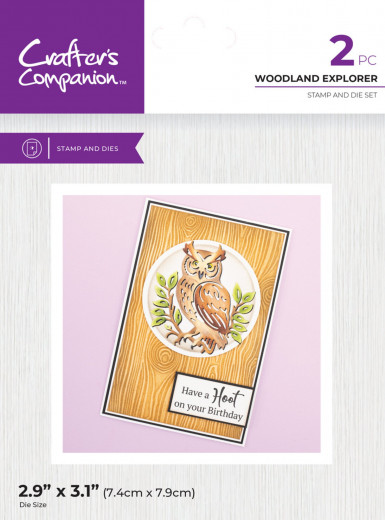 Clear Stamp & Cutting Die - Woodland Explorer