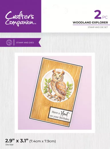 Clear Stamp & Cutting Die - Woodland Explorer