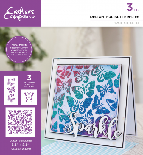 Stencil Set - Delightful Butterflies