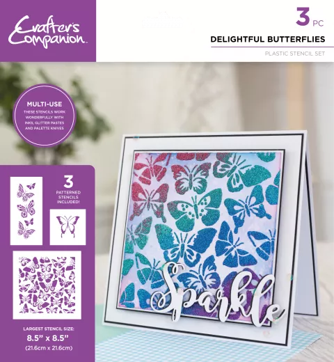 Stencil Set - Delightful Butterflies