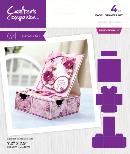 Crafters Companion - Easel Drawer Kit Stencil