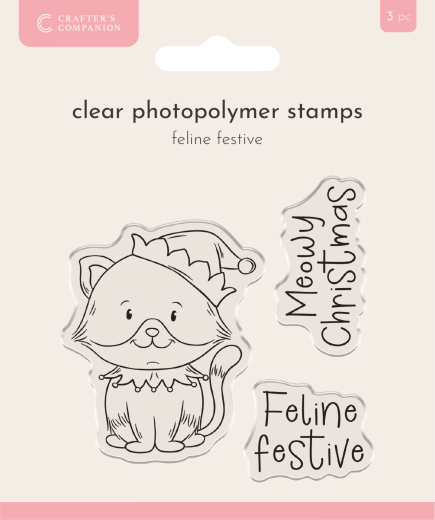 Clear Stamps - Whimsical Stamps - Feline Festive