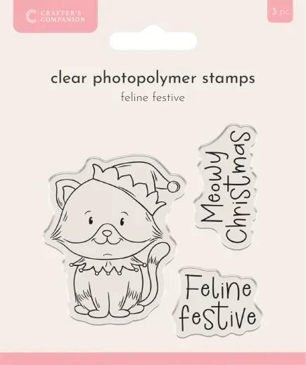 Clear Stamps - Whimsical Stamps - Feline Festive