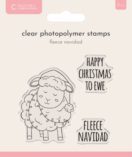 Clear Stamps - Whimsical Stamps - Fleece Navidad