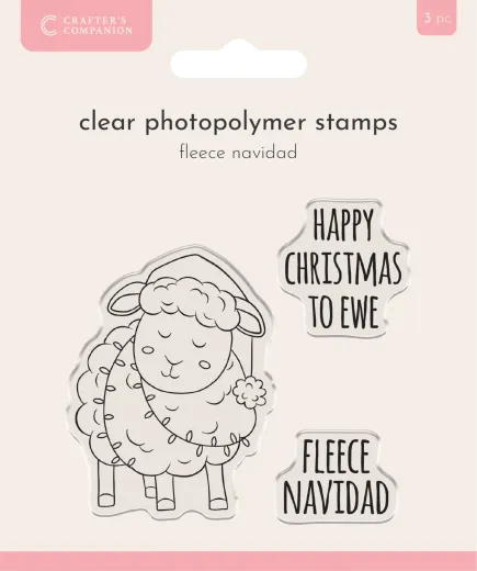 Clear Stamps - Whimsical Stamps - Fleece Navidad