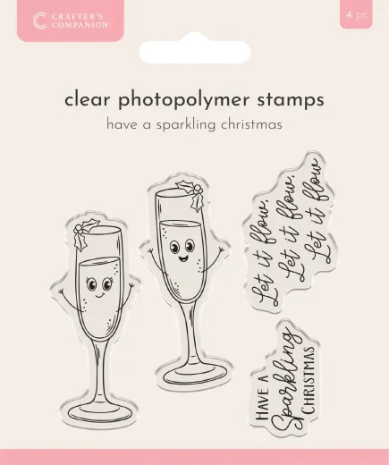 Clear Stamps - Whimsical Stamps - Have a Sparkling Christmas