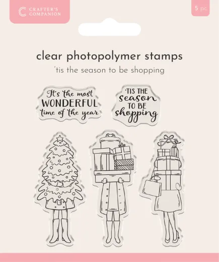 Clear Stamps - Whimsical Stamps - 'Tis the Season to be Shopping