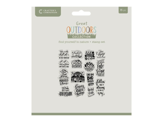 Clear Stamps - The Great Outdoors - Find Yourself in Nature