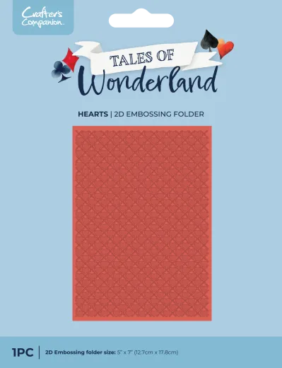 Embossing Folder - Tales of Wonderland - Hearts