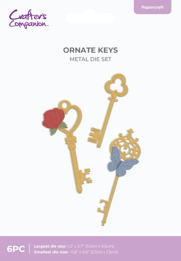 Metal Die - Create-a-Card Dies - Tales of Wonderland - Ornate Keys
