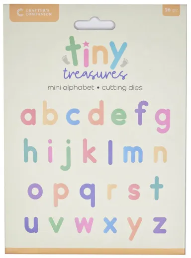 Metal Die - Tiny Treasures Collection - Mini Alphabet