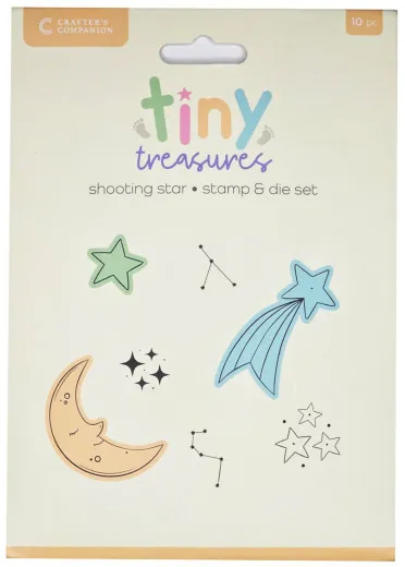 Clear Stamp & Cutting Die - Tiny Treasures Collection - Shooting Star