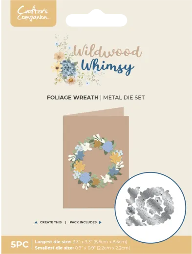 Metal Die - Wildwood Whismy - Foliage Wreath