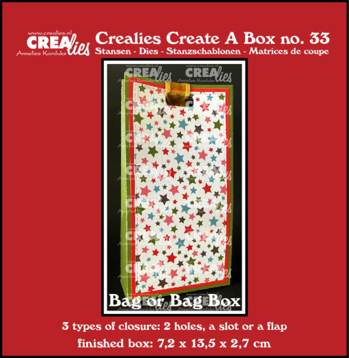 CREAlies Create A Box - No. 33 - Bag / Box for Gifts and Advent