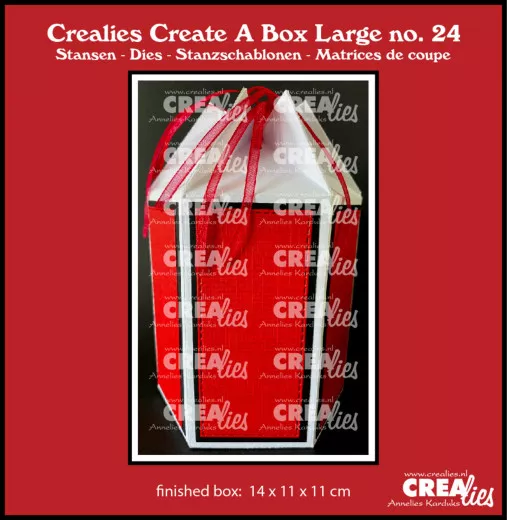 CREAlies Create A Box - No. 24 - Große sechseckige Box