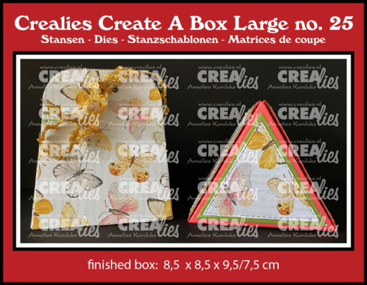 CREAlies Create A Box - No. 25 - Große dreieckige Box